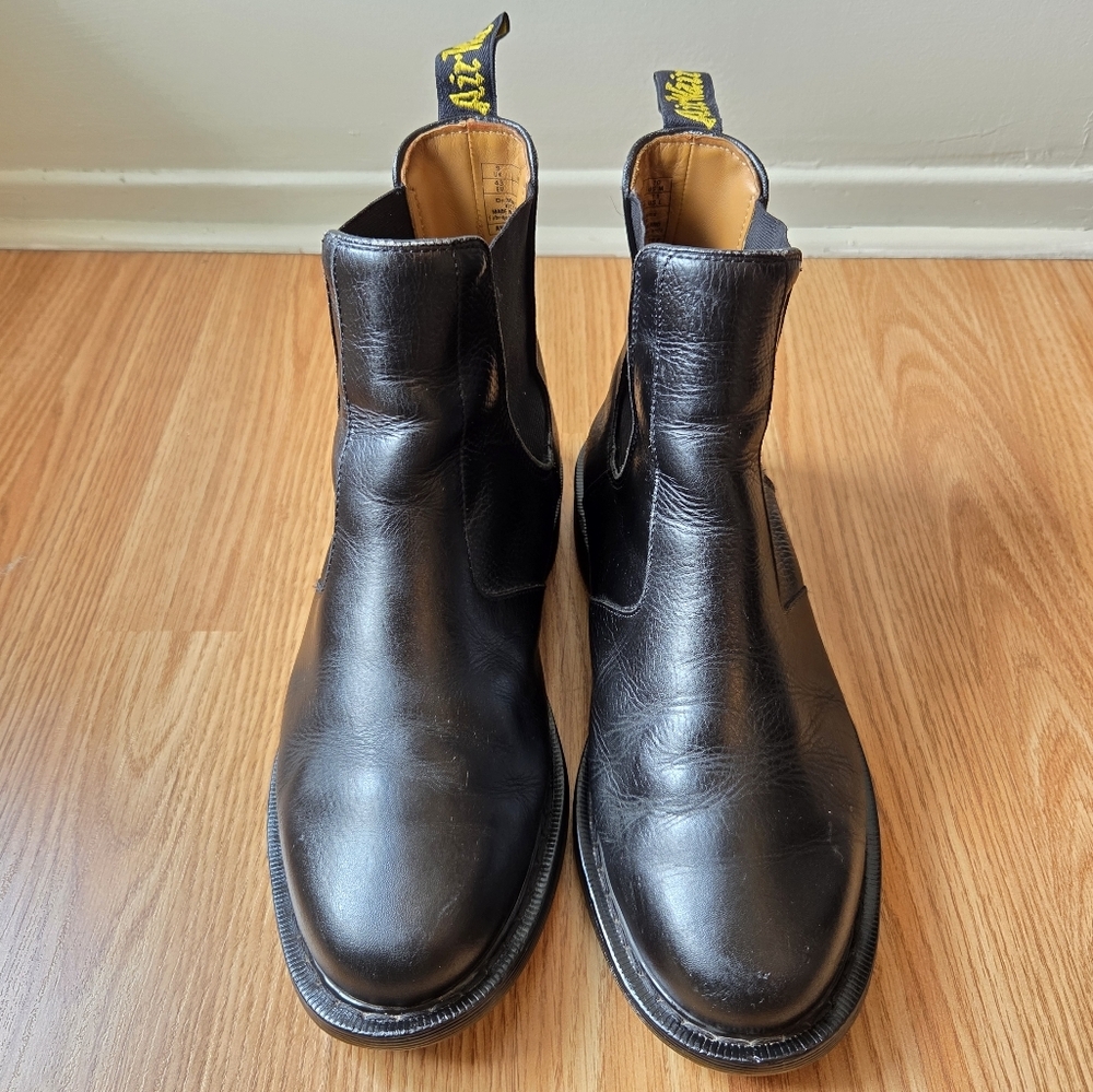 Dr. Martens Men's Victor New Nova Black Boho Chelsea Casual Ankle Boots Size 10 - Picture 7 of 16